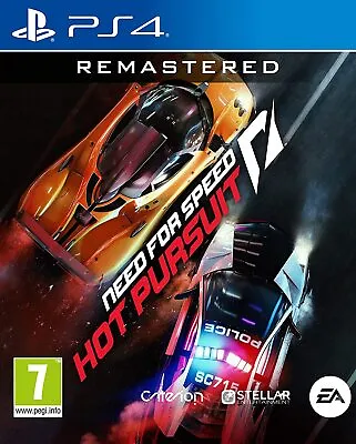 Need For Speed Hot Pursuit Remastered Sony Playstation 4 PS4 Game • £19.45