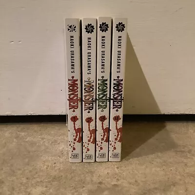 Monster Manga 1-4 Naoki Urasawa English • $78.41