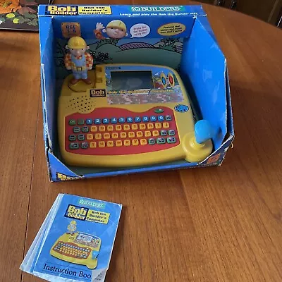 Bob The Builder Learning Electronic Computer IQ Builders Vintage Rare Boxed • $44.39