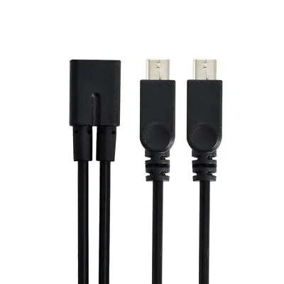 Cablecc Male 2 Micro USB To Micro USB Female Splitter Extension Charge Cable • $7.74