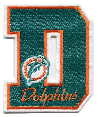 Miami Dolphins Nfl Football Vintage 5  Letter Logo Team Patch • $10.95