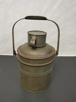 Antique Vintage Coal Miners Lunch Pail Bucket Metal 5 Piece Mining Railroad • $60