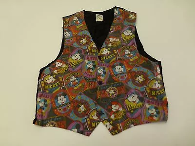 Mickey & Co Vest Womens Size Medium Faded Mickey Mouse Vest Good Condition • $8.40