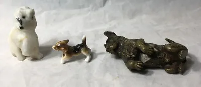 VINTAGE DOG FIGURINES Beagle/spaniel/ Shepherd • $24