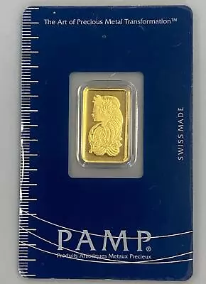 Pamp 5 Gram .9999 Gold Bar Sealed .1607AGW L18468 • $405