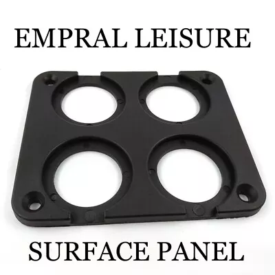 £4.99 • Buy Campervan Boat Surface Mount Panel Housing Plate For 12v Sockets Usb Cig Volt