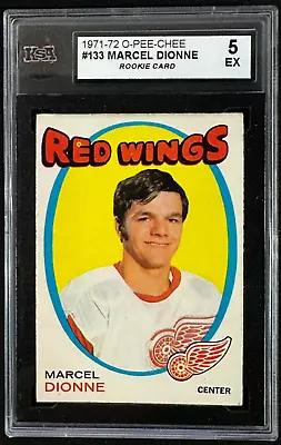 Marcel Dionne RC 1971-72 O-Pee-Chee #133 OPC Rookie Détroit Red Wings KSA 5 EX • $237.75