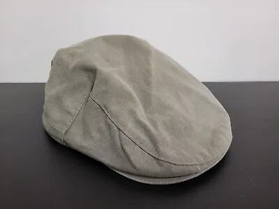 Woolrich Hat Cap Mens XL Grey Mesh Lined Newsboy Gangster Cabbie Outdoors • $16.97