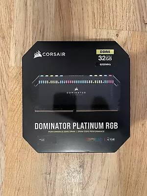 DDR 5 Corsair Dominator Platinum RGB 32GB Kit (2 X 16GB) 6200MHz CL36 • £125