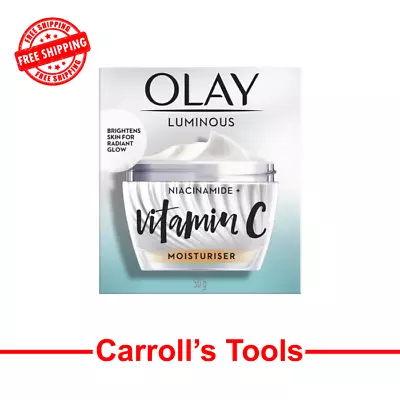 Olay Luminous Niacinamide + Vitamin C Moisturiser 50g • $22.98