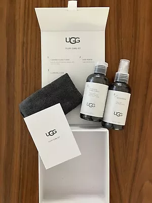 UGG FLUFF CARE KIT Cleaner & Conditioner Shoe Renew W/Cloth New In Box 4oz Each • $24