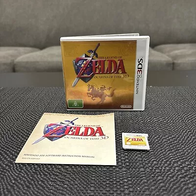 Nintendo 3ds Game The Legend Of Zelda Ocarina Of Time 3d Complete • $37.99