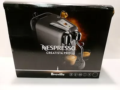 Nespresso Creatista Pro Coffee Machine By Breville (Brushed Stainless Steel) • $764.99