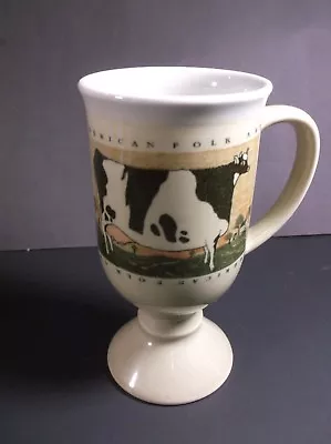 Warren Kimble American Folk Art Cow Mug By Otagiri • $20.30