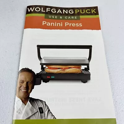 NEW! Wolfgang Puck 2 In 1 Panini Maker BGPP0020 **RED** • $29.71