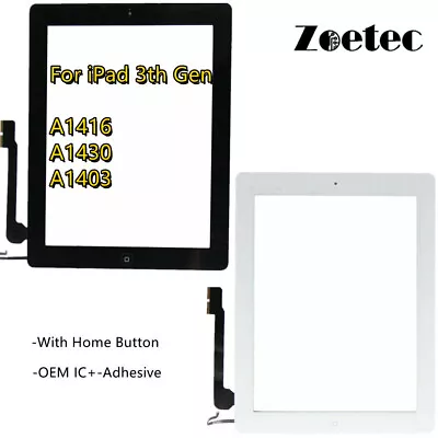 For IPad 10/9/8/7/Mini 1/2th Generation Digitizer Touch Screen Replacement OEM • £12.99