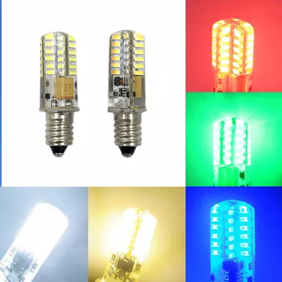 E10 Mini Base White/Warm/Red/Green/Blue LED Bulb 2W 48-3014 SMD AC/DC12V Light • $2.29