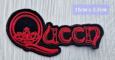 £2.99 • Buy Queen Red MUSIC  IRON / SEW ON PATCHES ROCK MUSIC BAND EMBROIDERED