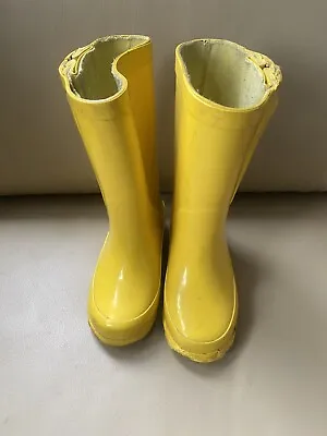 £1.50 • Buy Stella McCartney Yellow Welly Boots With Zip Side Size 6 Infant 23. 