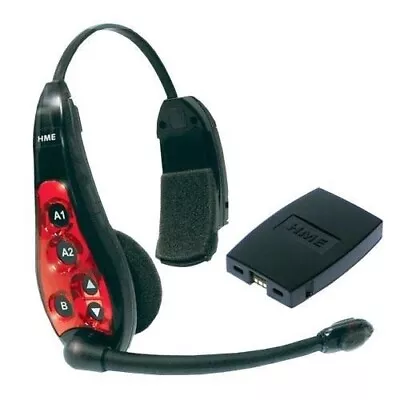 HME HS6000 RED Wireless Drive Thru Intercom Headset • $419
