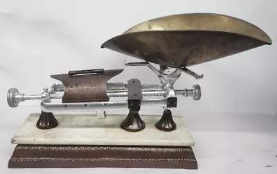 Antique Patent 1903 Dodge Scale Micrometer W/ Brass Pan Good Condition Has Been • $12.50