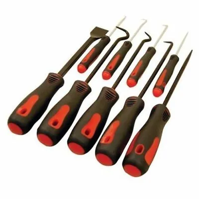 $20.31 • Buy 9Pc Scraper Hook And Pick Tool Set Car Removal Tool  Seals Rubber Nonslip Handle