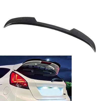 1x ABS Carbon Fiber Car Rear Roof Spoiler Wing For Ford Fiesta ST-Line 2008-2017 • $135.11