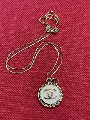 Chanel Vintage CC Charm Necklace Upcycled  • $78