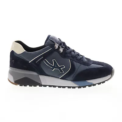 Allrounder By Mephisto Satellit Mens Blue Suede Lifestyle Sneakers Shoes • $72.99