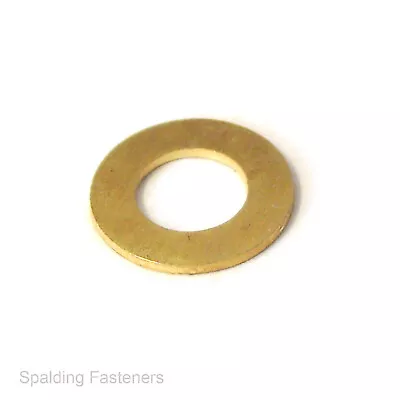 £5.60 • Buy Brass Flat Washers M3 M4 M5 M6 M8 M10 M12 M16 Form A Or B
