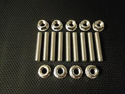 £10.30 • Buy Vauxhall STAINLESS EXHAUST MANIFOLD STUDS AND FLANGE NUTS Corsa Zafira Astra 