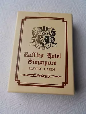 Vintage Raffles Hotel Singapore Playing Cards  - Sealed/unused • £6