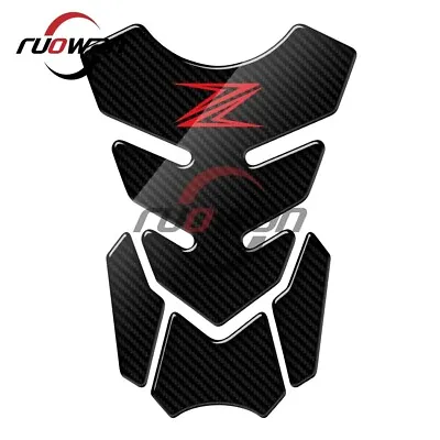 Carbon Look Tank Pad Protector Decal Case For Kawasaki Z650 Z750 Z800 Z900 Z1000 • $13.99