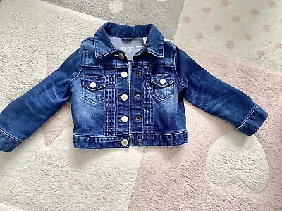 Baby Gap Jacket Girls Denim 18-24 Months EXCELLENT CONDITION • £6.50