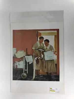 Norman Rockwell Print 11.125 X 15 In - Morning After The Wedding • $15