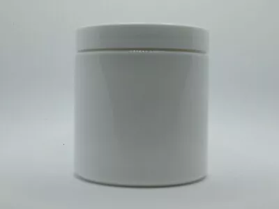 8oz White Plastic Jars With Lids 12 Pack Buy 3 12 Packs Get 1  (FREE 12 Pack) • $19.20