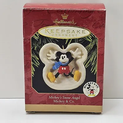 1997 Hallmark Keepsake Christmas Ornament Mickey’s Snow Angel Mickey & Co.  • $5.99