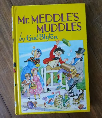 Enid Blyton MR MEDDLE'S MUDDLES Glossy Hardback Dean & Son 1970s • £8