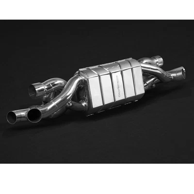 $6080 • Buy Capristo Porsche 991/991.2 Turbo/Turbo S Valved Exhaust Muffler W/ CES-3 Remote