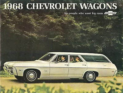 1968 Chevrolet Caprice Impala Bel Air Chevelle Malibu FL Station Wagon Brochure • $7.99