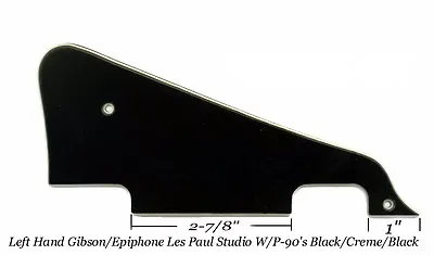 Les Paul LP 1960's LEFT HAND B/C/B P-90's Pickguard Gibson Epiphone Project NEW • $34.99