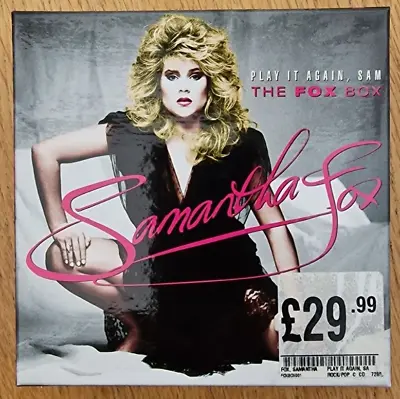 Play It Again Sam: The Fox Box By Samantha Fox 4 Disc CD Set + Signed Poster • £33