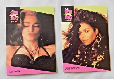 1991 Pro Set SuperStars MusiCards Trading Cards #1-130 Pick One • $1