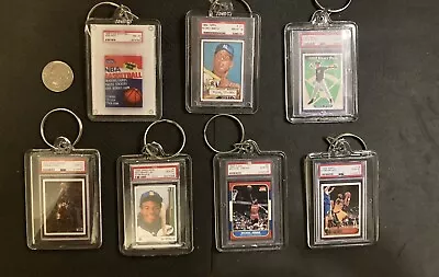 PICK YOUR CHOICE‼️ Rookie Card  PSA 10 Slab Copy Keychain Rc 2 For $25🔥 Jordan • $13.99