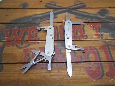 Lot Of 2 Victorinox Swiss Army Knives Climber & Tinker No Scales • $21