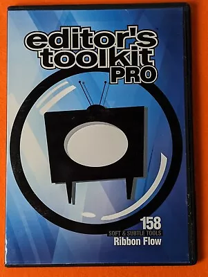 Digital Juice Software Editors Toolkit Pro DVD #158 RIBBON FLOW • $10