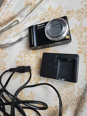 Panasonic Lumix DMC-TZ9 12.1MP 4x Zoom Digital Camera Black • $145