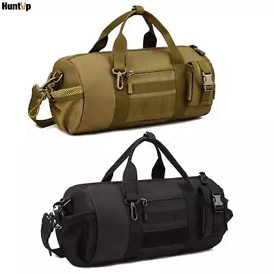 Men Military Tactical Duffle Bag Molle Gear Travel Carry On Handbag Shoulder Bag • $22.79