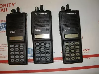 Motorola MTS2000 Radios H01UCH6PW1BN Lot Of 3 • $55