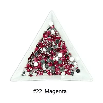 £2.49 • Buy 2mm 3mm 4mm 5mm 6mm Crystal Flat Back Rhinestones Gems Phone Shoe Bling AB